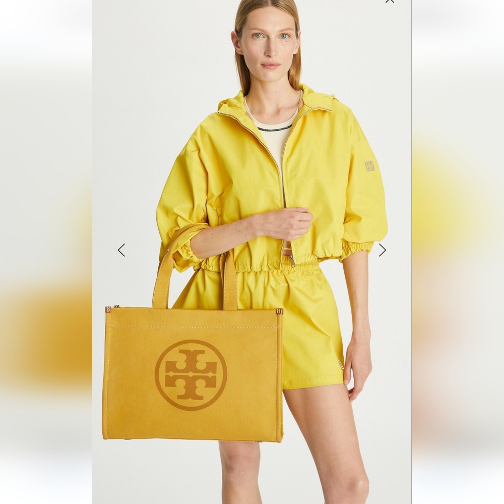 TORY BURCH Ella Canvas Tote Bag